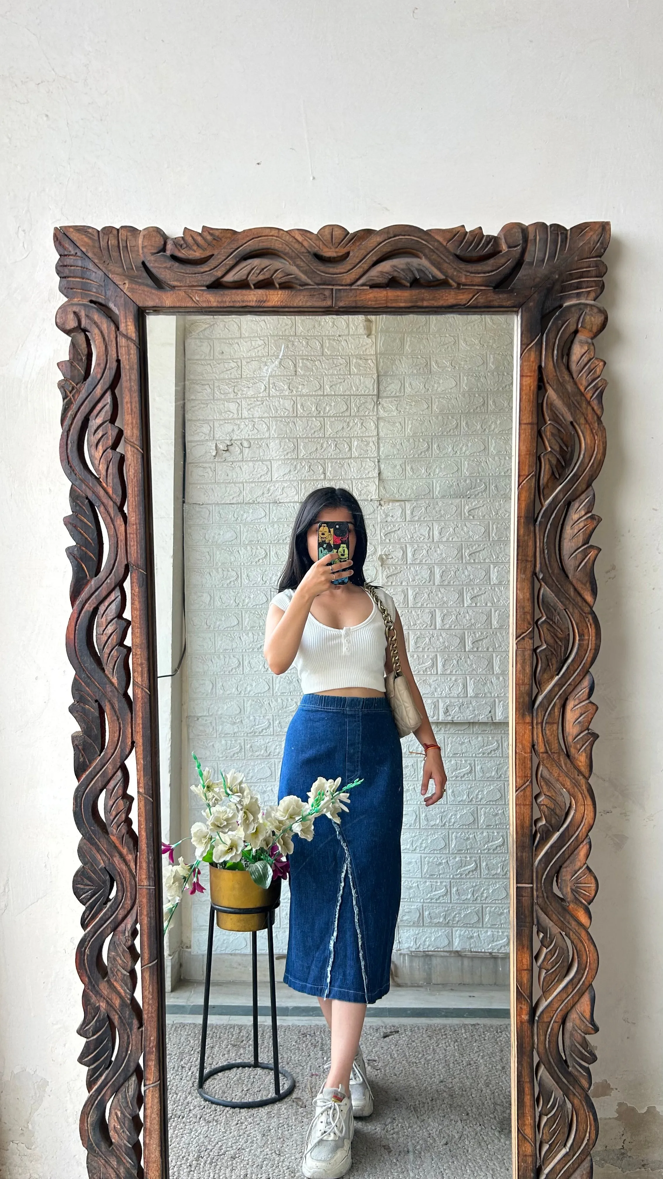 57) Korean skirt (32 waist/l:26)