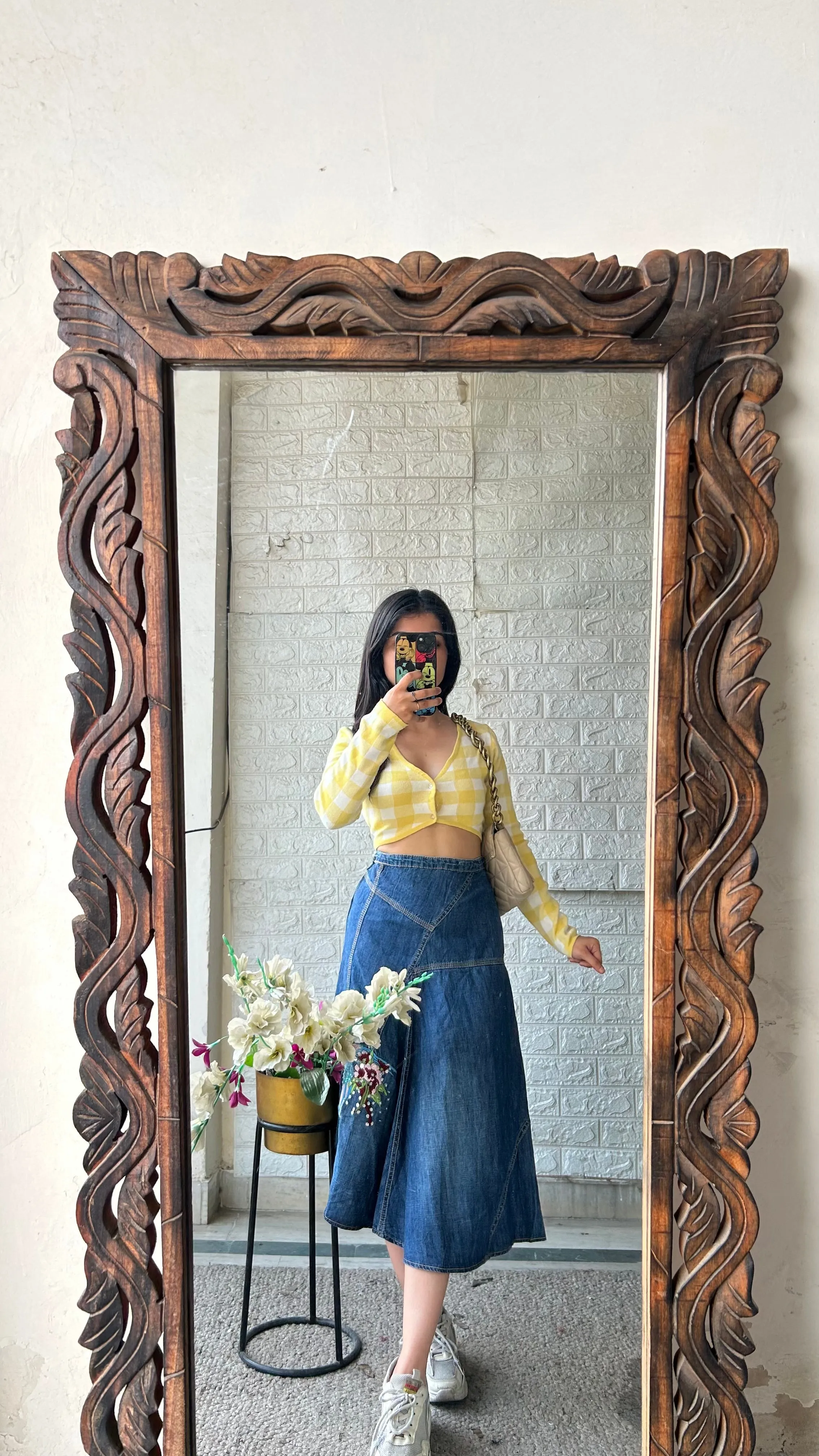 65) Korean skirt waist:30/l:27