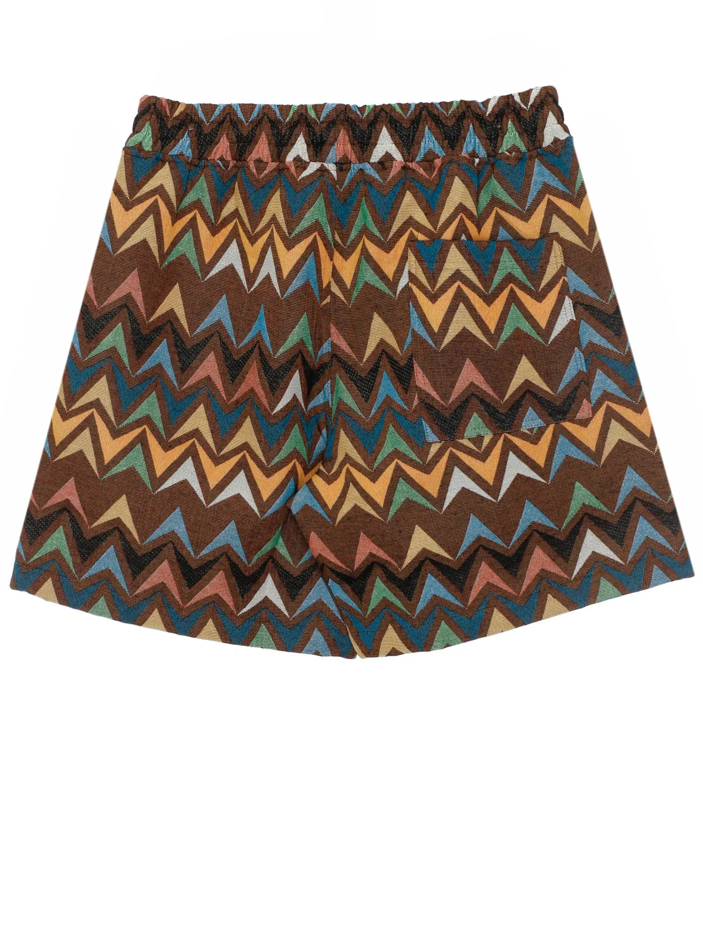 Basket Woven Relaxed Fit Shorts