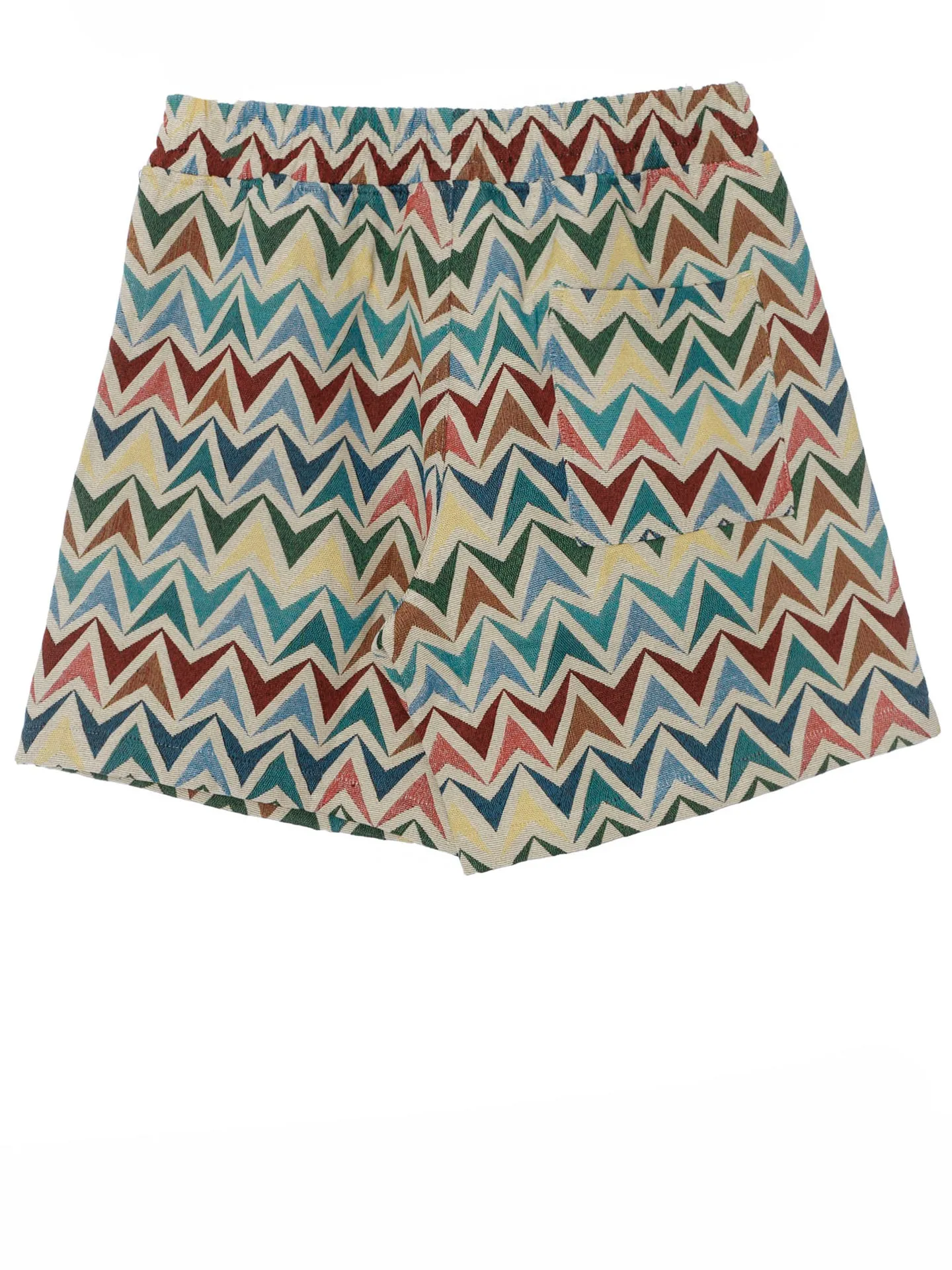 Basket Woven Relaxed Fit Shorts