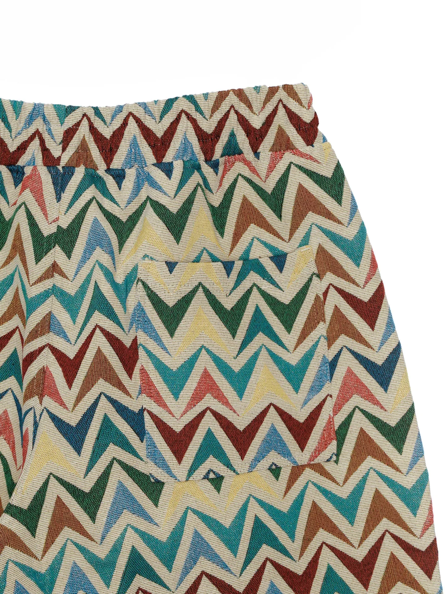 Basket Woven Relaxed Fit Shorts