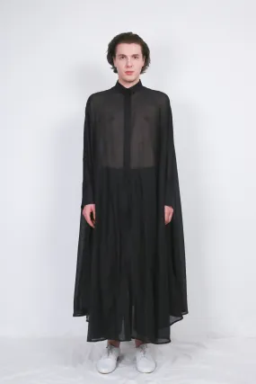 Black Medusae Silk Shirt