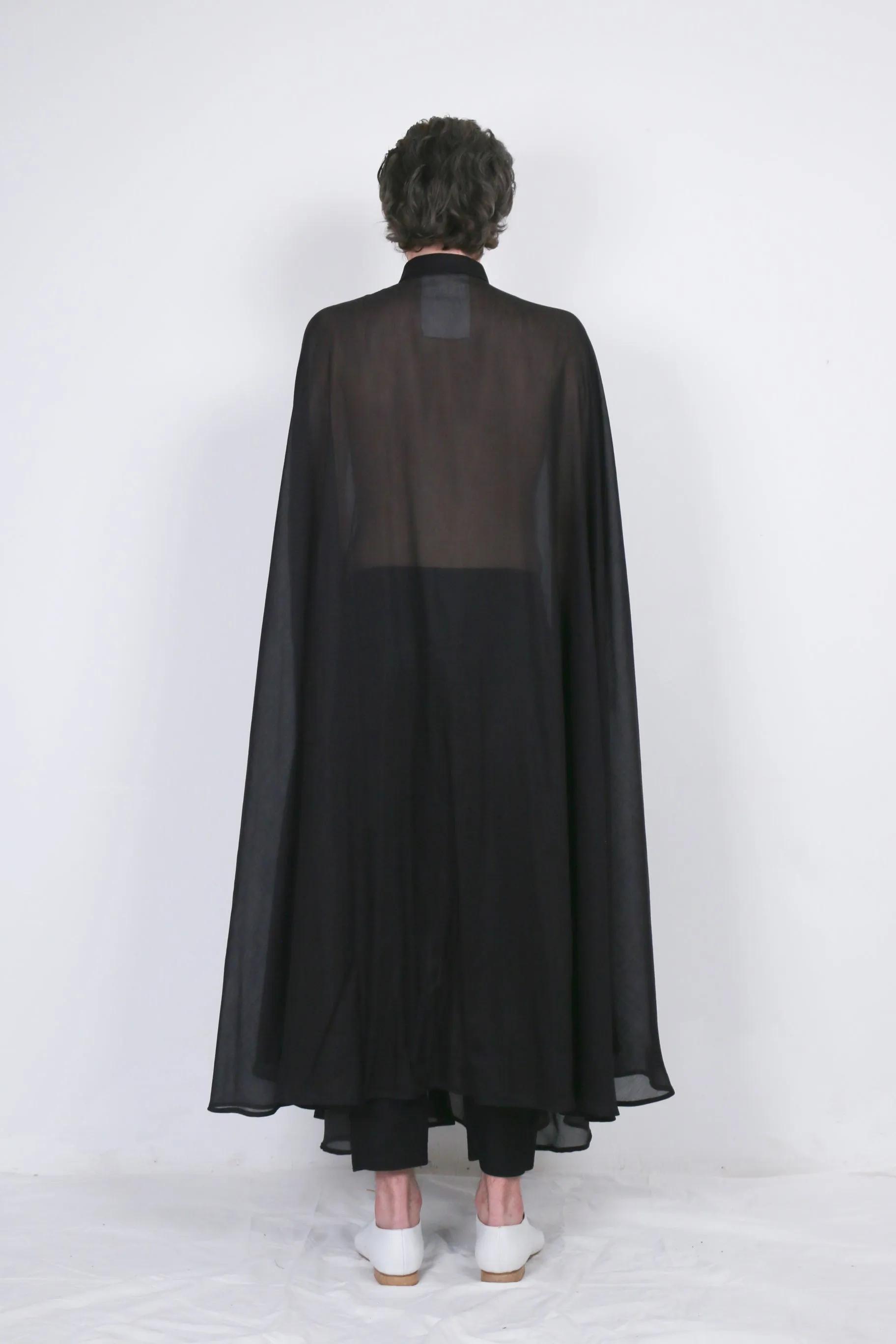 Black Medusae Silk Shirt
