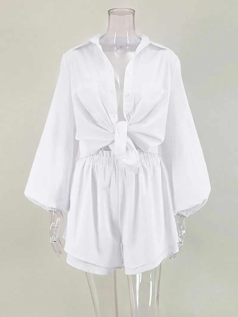 Boho Chic Bliss Sommer-Shorts-Set