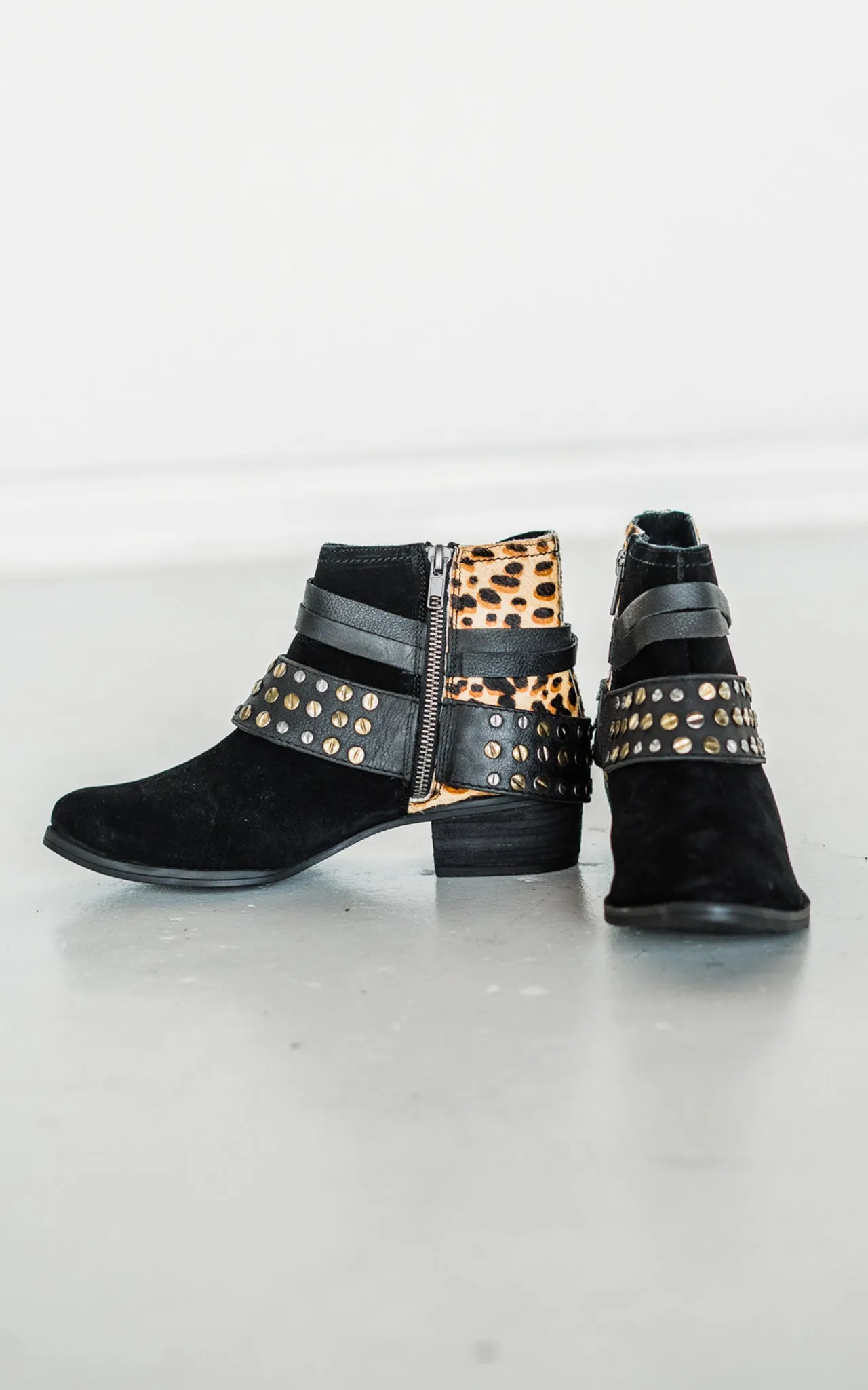 Crimson Bootie in Black