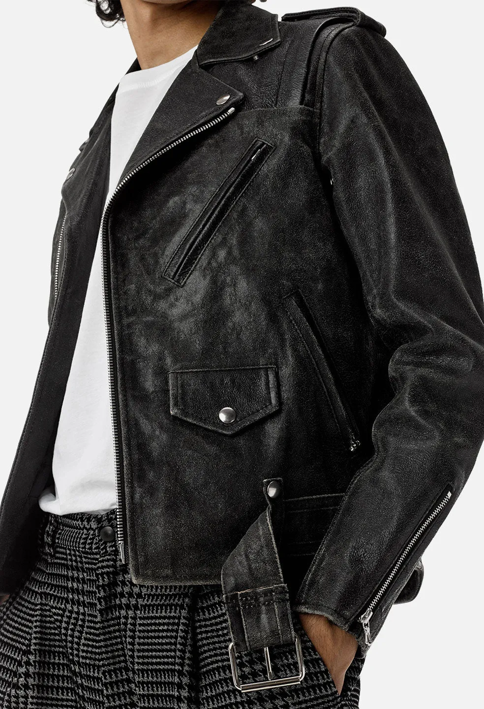 John Elliott X Blackmeans Roku Rider’s Jacket / Black