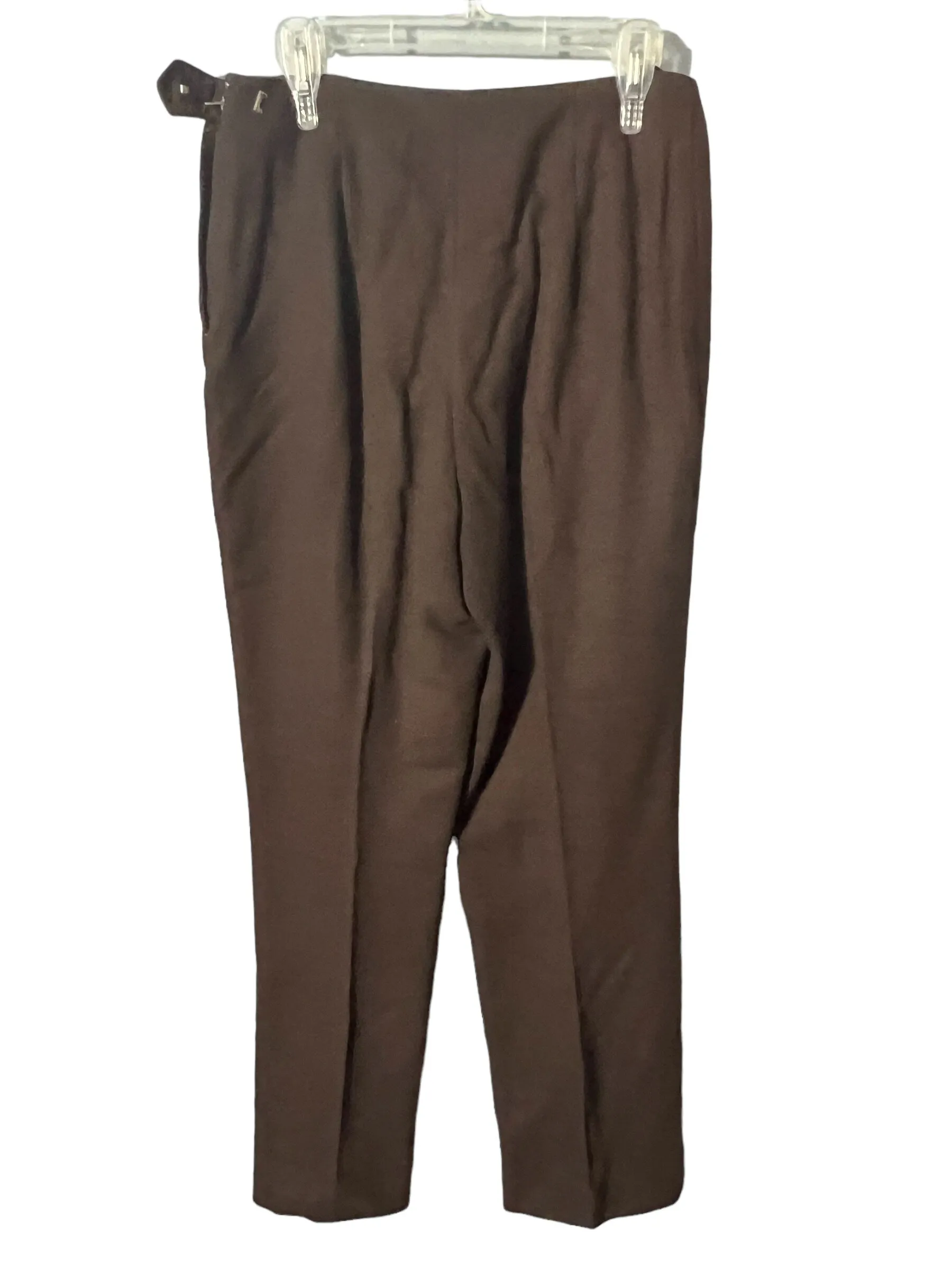 Vintage brown Evan Picone wool western pants 10 S