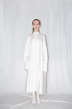 White Elongated Cotton Shirt