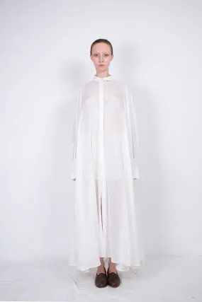 White Medusae Silk Shirt