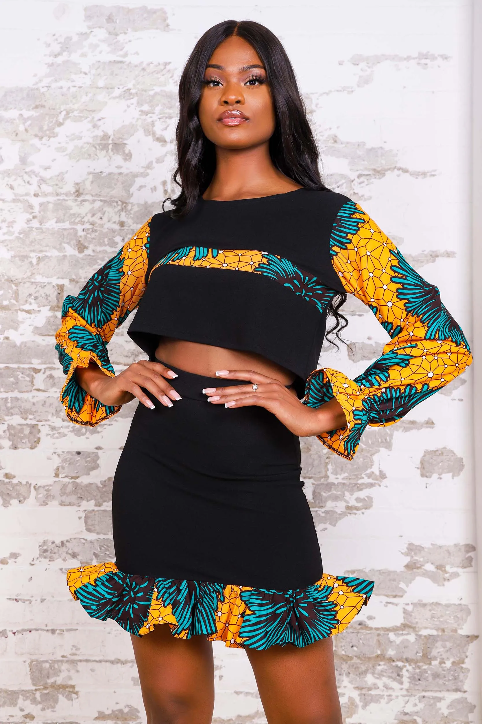 ZENATOU AFRICAN PRINT WOMEN'S MINI SKIRT